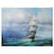Designart - Large Sailboat - Sea & Shore Painting Print on Wrapped Canvas